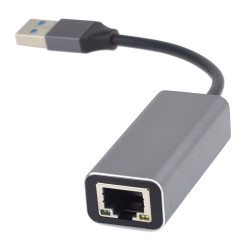 PremiumCord adaptér USB3.0 → LAN RJ45 ETHERNET 10/100/1000 MBIT Aluminium