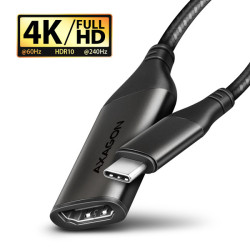 AXAGON RVC-HI2M, USB-C → HDMI 2.0a redukcia / adaptér, 4K/60Hz HDR10