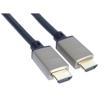 PremiumCord Ultra High Speed ??HDMI 2.1 kábel 8K@60Hz, 4K@120Hz dĺžka 5m kovové pozlátené konektory