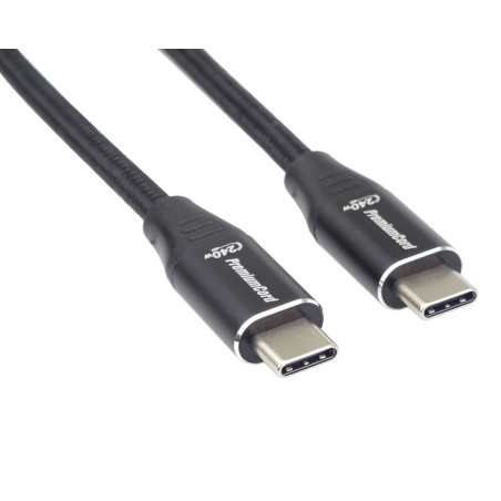 PremiumCord Kábel USB-C M/M, 240 W 480 MBps, 1m