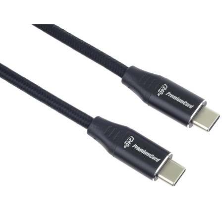 PremiumCord Kábel USB-C M/M, 240 W 480 MBps, 2m