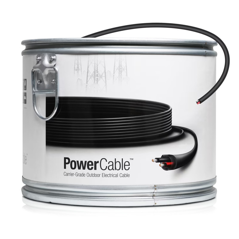 Ubiquiti PC-12 - PowerCable 12, vonkajší napájací kábel, 12 AWG, 305m