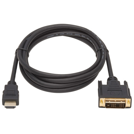 Video kábel HDMI/DVI-D (Samec/Samec), 1.8m