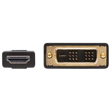 Video kábel HDMI/DVI-D (Samec/Samec), 1.8m