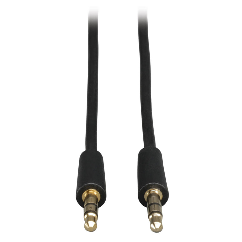 Audio kábel pre mikrofóny, reproduktory a slúchadlá stereo 3.5mm jack (Samec/Samec), 1.83m
