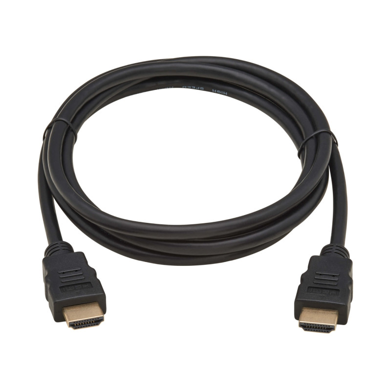 Kábel HDMI vysokorýchlostný, digitálny video+zvuk, UHD 4K (Samec/Samec), čierna, 0.91m