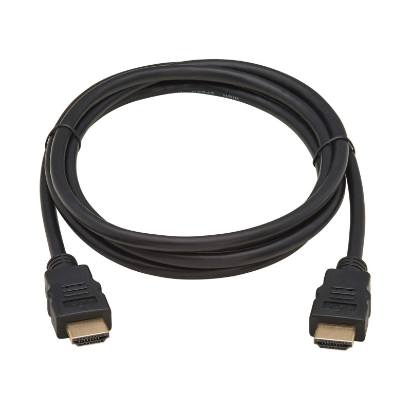 Kábel HDMI vysokorýchlostný, digitálny video+zvuk, UHD 4K (Samec/Samec), čierna, 1.83m