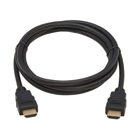 Kábel HDMI vysokorýchlostný, digitálny video+zvuk, UHD 4K (Samec/Samec), čierna, 1.83m
