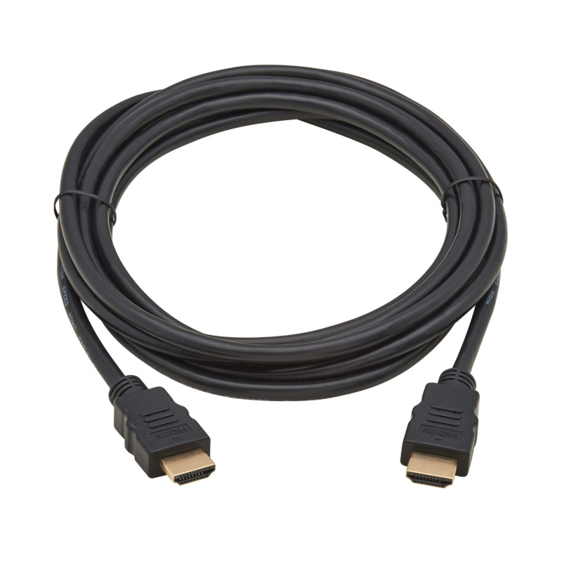 Kábel HDMI vysokorýchlostný, digitálny video+zvuk, UHD 4K (Samec/Samec), čierna, 3.05m