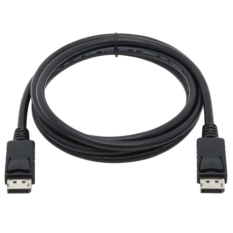 Kábel DisplayPort so západkou, 4K 60Hz, (Samec/Samec), 1.83m