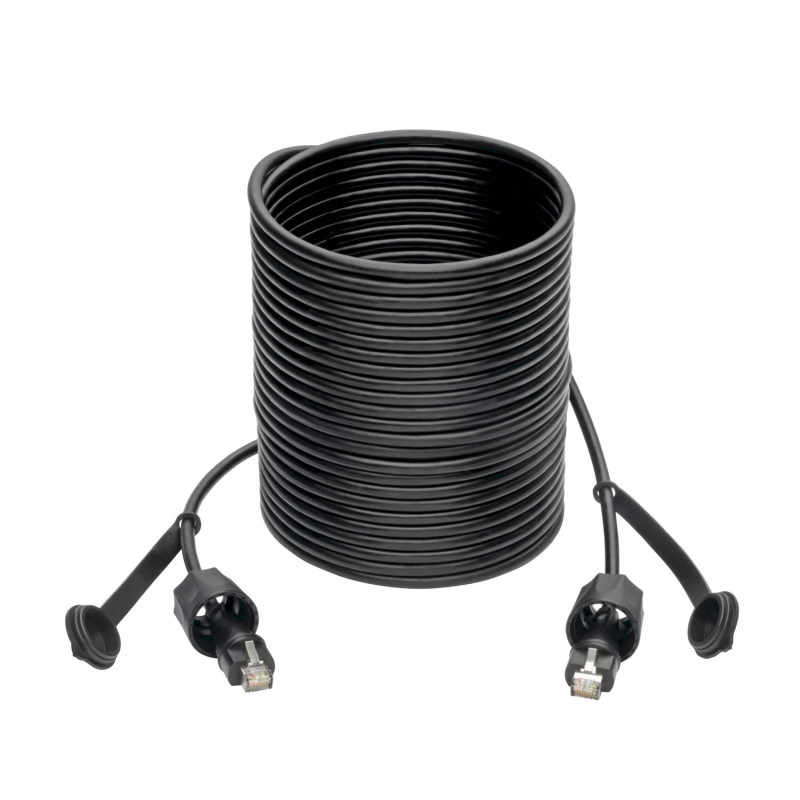 Ethernetový kábel odolný IP68, Cat5e/Cat6 STP (RJ45 Samec/Samec), 15.24m