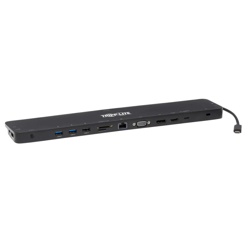 Dokovacia stanica USB-C / 3x displej, HDMI 4K, DP, VGA, USB3.2 G1, USB-A/C, GbE, 100W nabíjanie