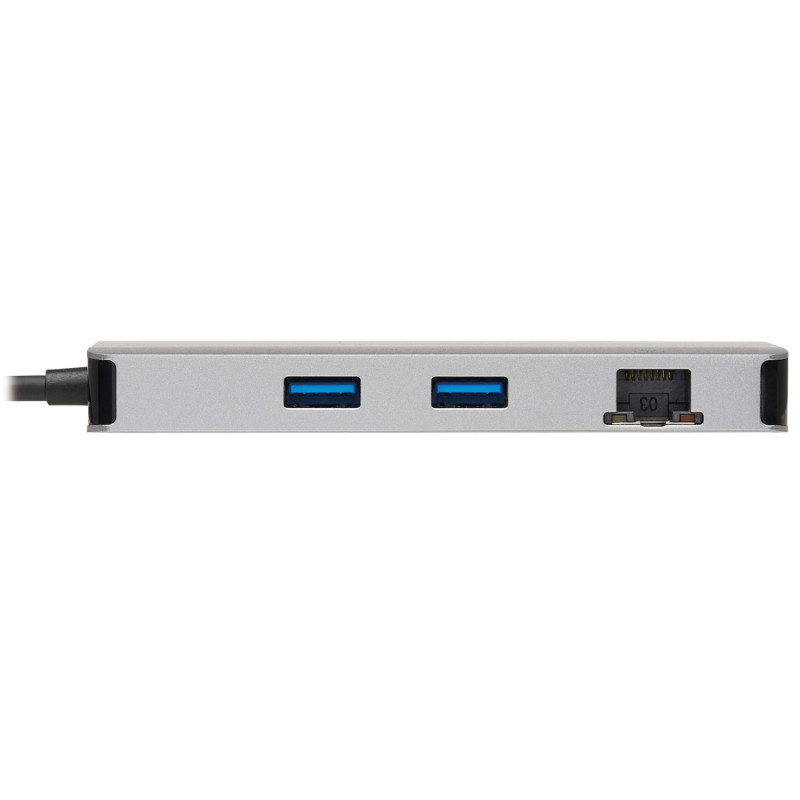 Dokovacia stanica USB-C, 2x displej, 4K 60Hz HDMI, USB 3.2 G1, USB-A, GbE, pamäť.karta, 100W PD, šedá