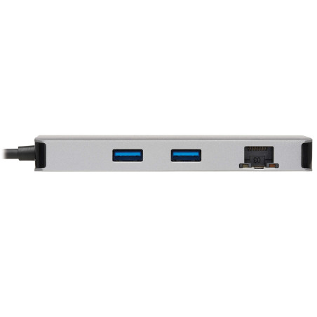Dokovacia stanica USB-C, 2x displej, 4K 60Hz HDMI, USB 3.2 G1, USB-A, GbE, pamäť.karta, 100W PD, šedá