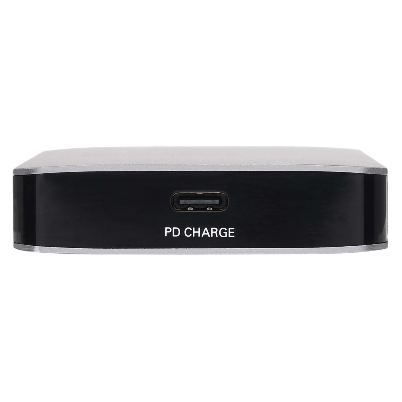 Dokovacia stanica USB-C, 2x displej, 4K 60Hz HDMI, USB 3.2 G1, USB-A, GbE, pamäť.karta, 100W PD, šedá