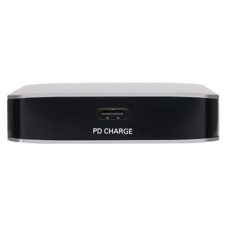 Dokovacia stanica USB-C, 2x displej, 4K 60Hz HDMI, USB 3.2 G1, USB-A, GbE, pamäť.karta, 100W PD, šedá
