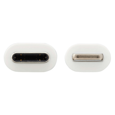 Kábel USB-C 2.0 / Lightning, s LED diódou, MFi, (Samec/Samec), odolný kábel, 3.05m