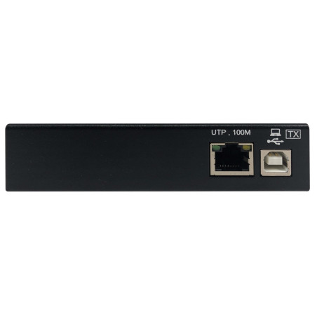 Extender, 1-port USB 2.0 cez Cat6, ESD ochrana, PoC, priemyselný, možnosť montáže, 100mm