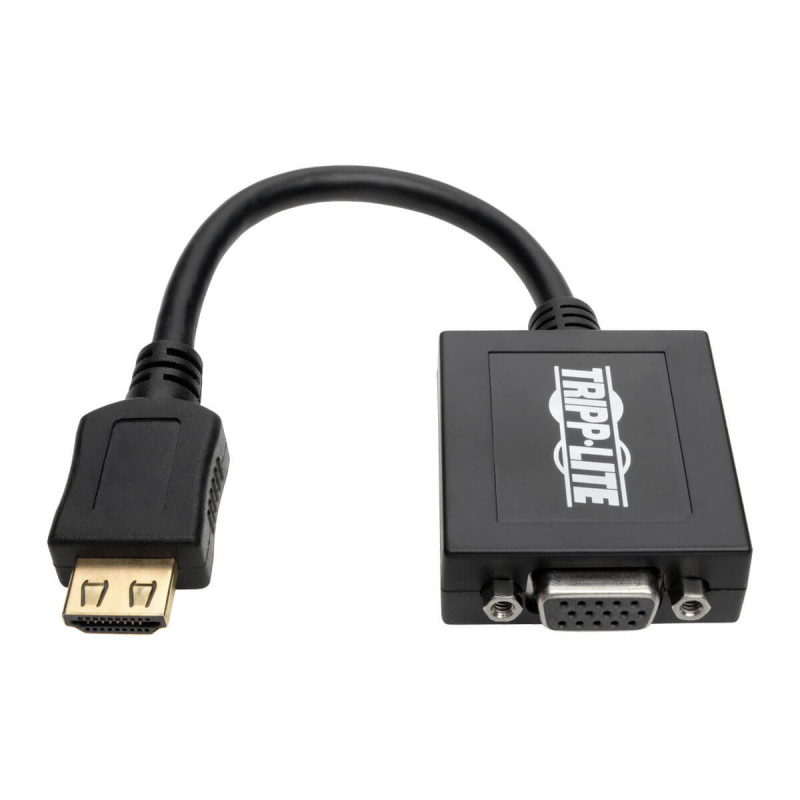 Video adaptér HDMI/VGA + zvuk, pre počítače, (Samec/Samice), 15.2cm