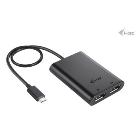 i-tec USB-C Dual 4K/60Hz (single 8K/30Hz) DP Video adaptér