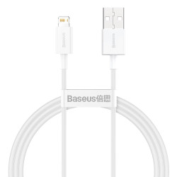 Baseus Dátový kábel Superior Series USB/Lightning 1m (2.4 A) biela