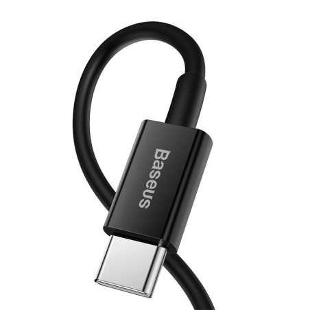 Baseus Dátový kábel Superior Series USB-C/Lightning 20W 2m čierny