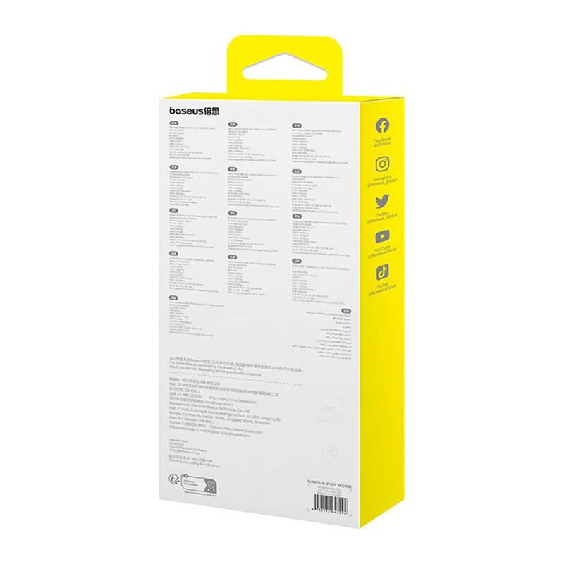 Baseus hub Series 2 USB 6v1 (USB-C/HDMI4K60Hz/USB-C(10Gbps)/USB-A(10Gbps)/RJ45/USB-C(PD) sivý
