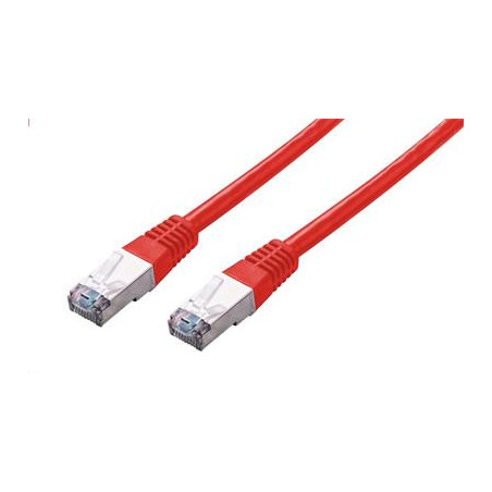 Kábel C-TECH patchcord Cat5e, FTP, červený, 2m