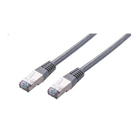 Kábel C-TECH patchcord Cat5e, FTP, sivý, 10m
