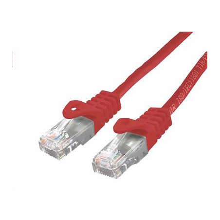 Kábel C-TECH patchcord Cat6, UTP, červený, 2m