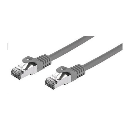 Kábel C-TECH patchcord Cat7, S/FTP, sivý, 15m