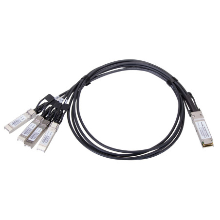 MaxLink 40G DAC kábel, QSFP+ na 4xSFP+, 1m