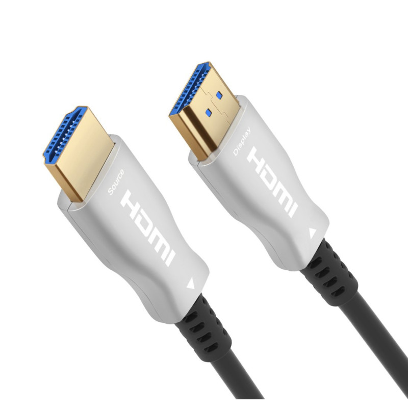 PremiumCord optický fiber High Speed ??with Ether. 4K@60Hz kábel 5m, M/M, pozlátené konektory