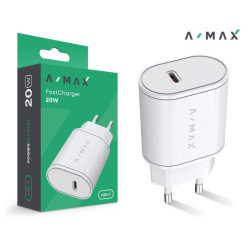 Aligator sieťová nabíjačka A-MAX PD 20W USB-C biela