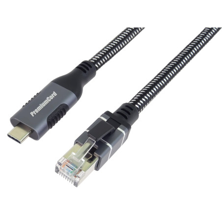 PremiumCord USB-C → LAN 3m