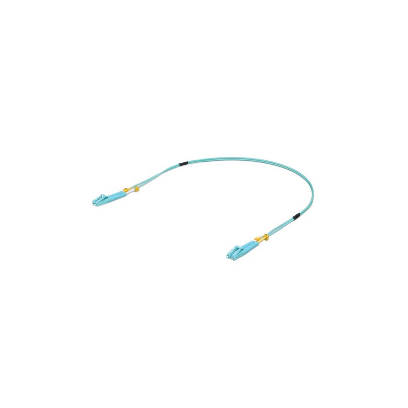 Ubiquiti UACC-OFC-MM-0.5M, 10 Gbps OM3 Duplex LC Cable, 0,5m