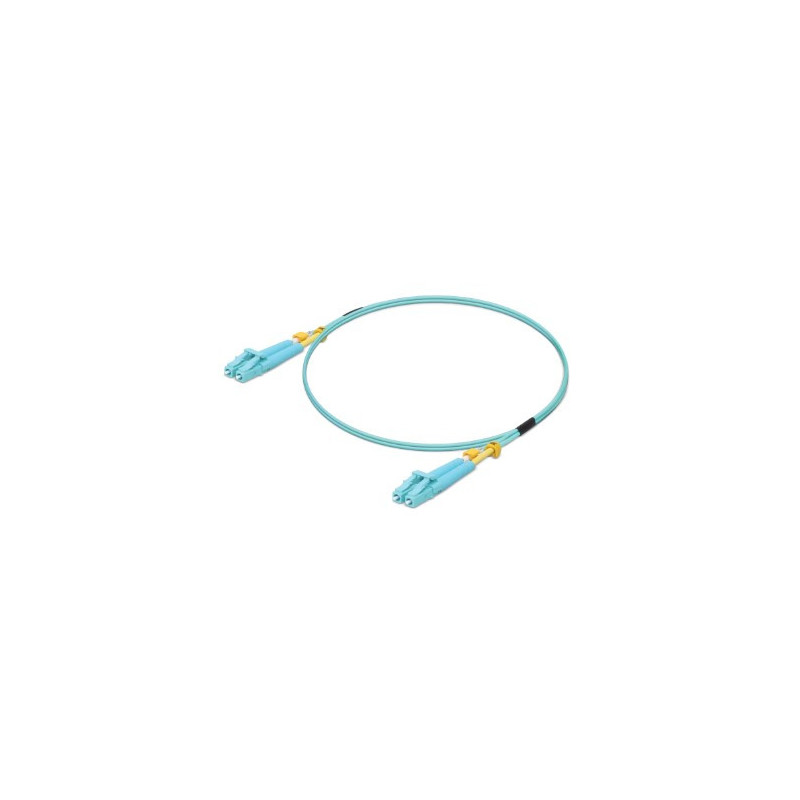 Ubiquiti UACC-OFC-MM-1M, 10 Gbps OM3 Duplex LC Cable, 1m