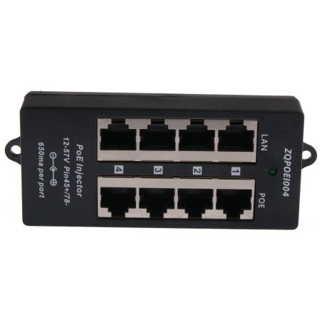 MaxLink pasívny POE panel, 4 porty