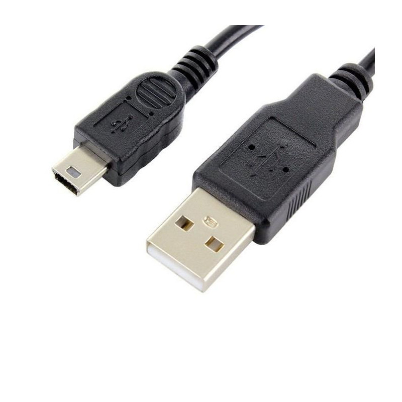 Dátový kábel Forever USB/miniUSB 1m 1A čierny