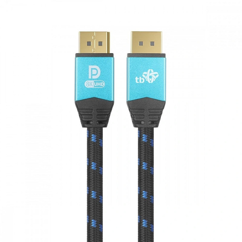 TB opletaný kábel DisplayPort 2.1, 2m
