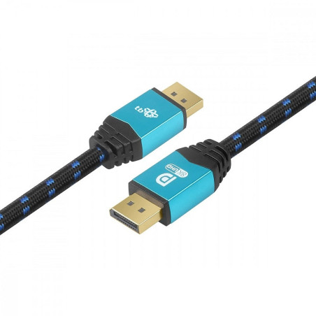 TB opletaný kábel DisplayPort 2.1, 2m