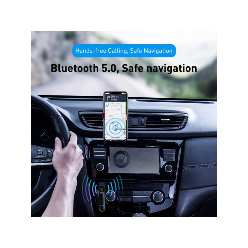 Baseus bluetoooth audio adaptér Qiyin čierny