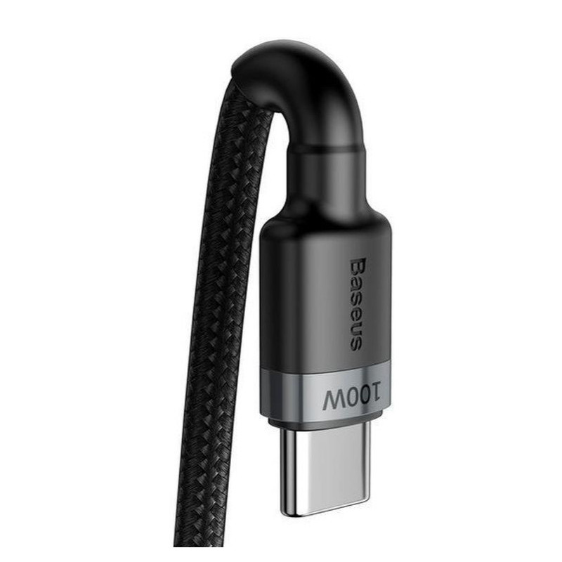 Baseus dátový kábel Cafule USB-C PD2.0 100W 2m 20V 5A šedo-čierny
