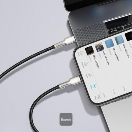 Baseus dátový kábel Cafule USB-C/Lightning 1m PD 20W čierny