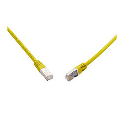 SOLARIX 10G patch kábel CAT6A SFTP LSOH 2m, žltý