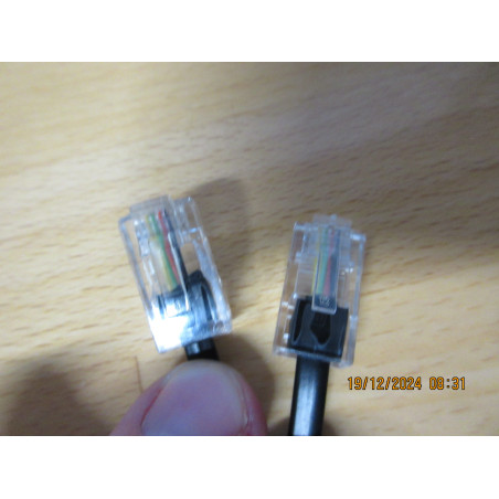 Prepojovací kábel telefónny, 1x RJ-45 1x RJ-45, 3m