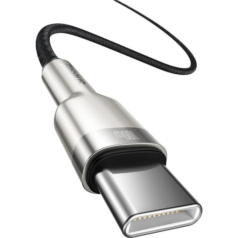 Baseus Dátový kábel Cafule USB-C/USB-C 2m 100W čierny