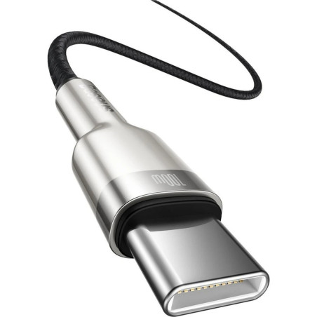 Baseus Dátový kábel Cafule USB-C/USB-C 2m 100W čierny