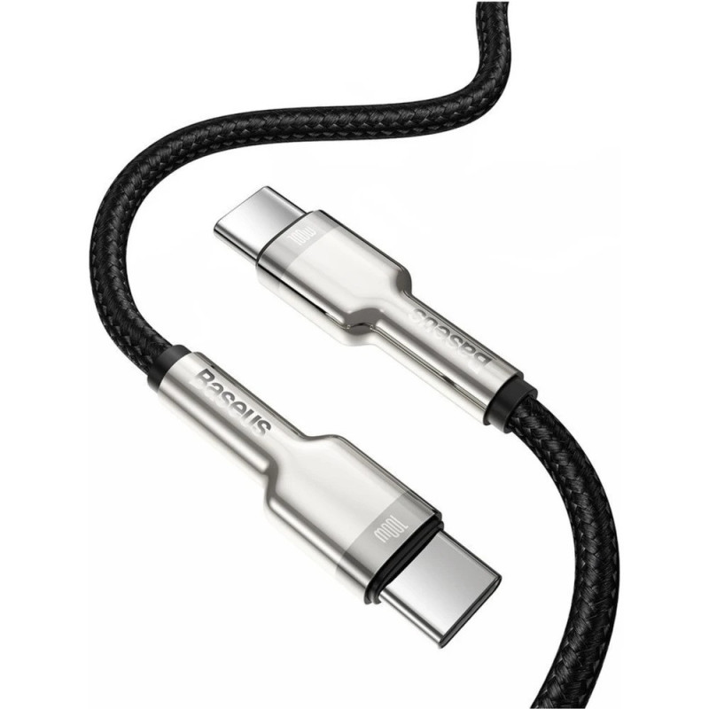 Baseus Dátový kábel Cafule USB-C/USB-C 2m 100W čierny