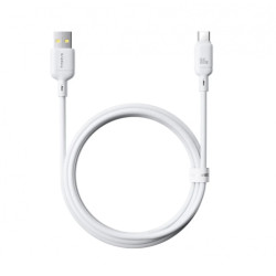 Baseus Rýchlonabíjací kábel Silky USB/USB-C 1m 100W biely